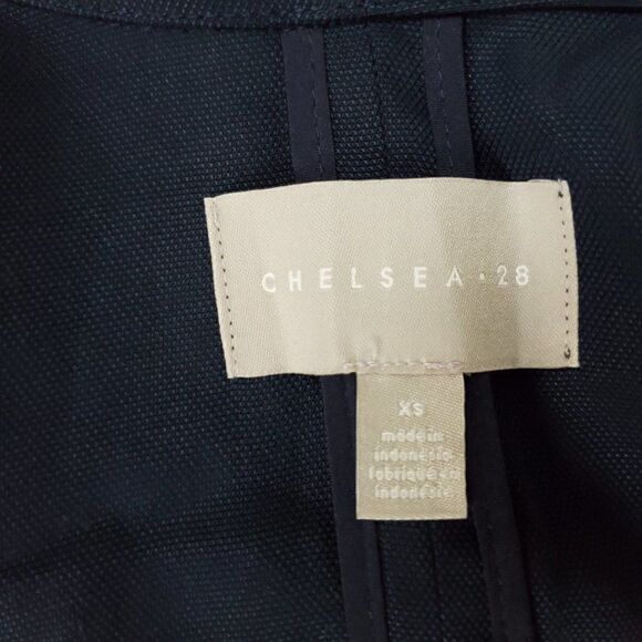 Chelsea28 Shawl Collar Blazer Navy XS NWT - Picture 6 of 7
